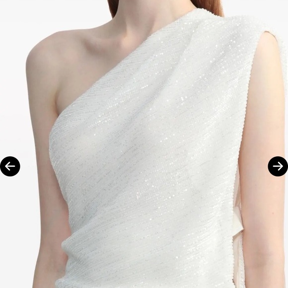 IRO Paris Haidi One Shoulder Sequin Mini Dress NWT - Picture 4 of 9